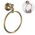 thumbnail image 1 of Anillo de toalla de latón antiguo, toallero Retro, colgante de Hardware, anillo colgante para baño a prueba de herrumbre, 1 of 5