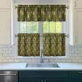 thumbnail image 3 of Funny Bigfoot Kitchen Curtains for Windows – Retro Forest Mountain Cabin Decor, Mythical Creature Window Drapes for Nature Lovers, Rustic Camping Themed Curtain Panels, 3 of 6