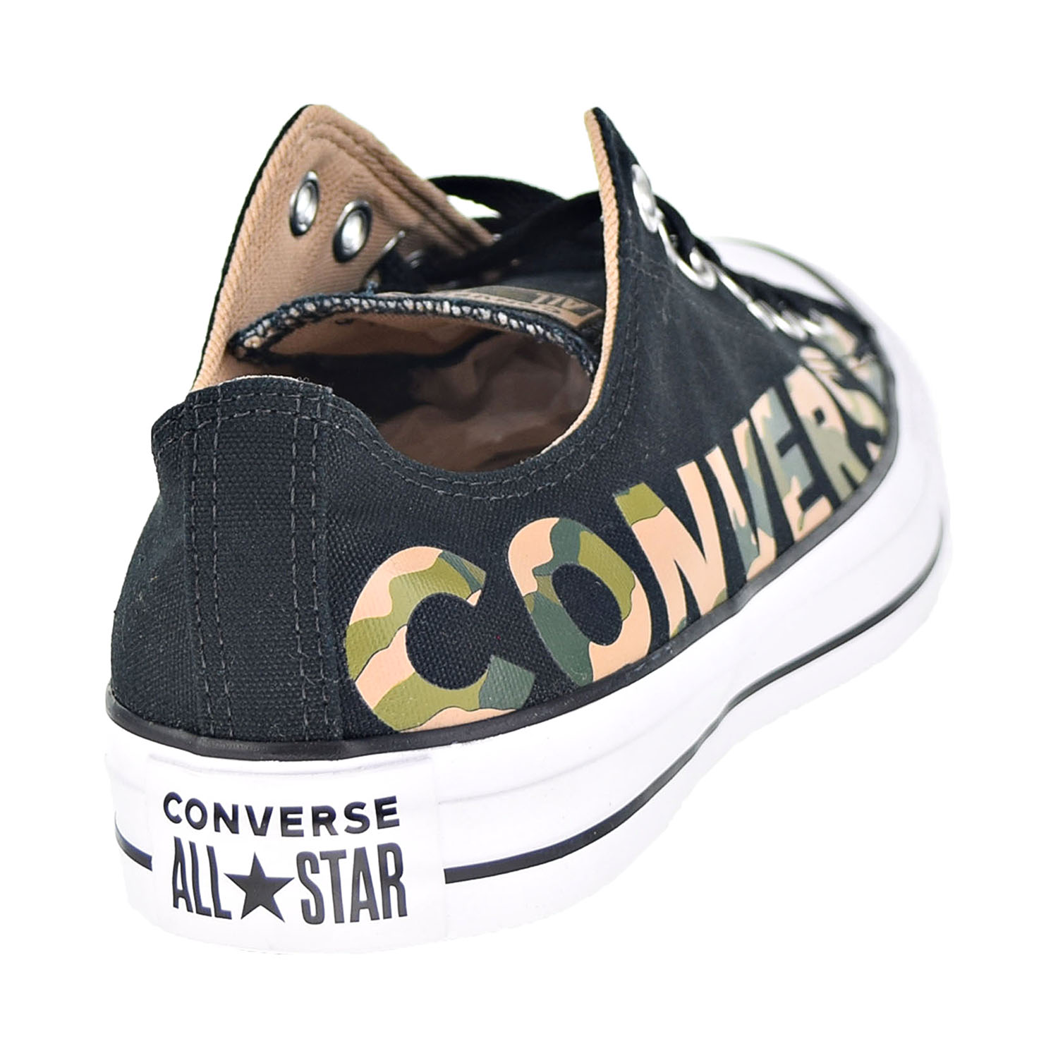 Converse Chuck Taylor All Star Ox "Camo Print" Men's Shoes Black-Multi-White 166234f - image 3 of 6
