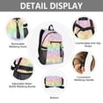thumbnail image 4 of JIALIOU 14" Laptop Backpack Waterproof Airline Approved Stylish Casual Daypack for Travel Business College Work, Rabbits Cats Tigers Dogs, 4 of 8