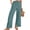 Mint Green, variant on Womens Pants Drawstring High Waisted Lounge Pants Side Split Wide Leg Summer Beach Trousers