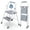 Gray, variant on CONCETTA 3 Step Ladder, Folding Step Stool with Anti-Slip Pedal, Lightweight Portable Ladder for Home, Workplace, 800lbs Capacity，Black