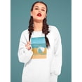 thumbnail image 2 of Image Conscious Beach Ball Sweatshirt Women's -Image Conscious Designs, 2 of 4