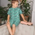 thumbnail image 4 of Balery Great White Shark Conjunto de Pijama Infantil de Manga Corta con Estampado – Ropa de Dormir de Algodón Suave-X-Large, 4 of 6