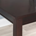 thumbnail image 6 of Linon Claridge 36" Rectangle Dining Table, Walnut, 6 of 9