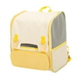 thumbnail image 4 of BELOVING Backpack Rucksack Practical Trendy Pet Carrier for Walking Traveling Outdoor Yellow, 4 of 10