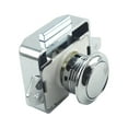 thumbnail image 2 of AMLESO Push Button Latch Lock, Cupboard Lock, Keyless Easy Installation, Drawer Knob Cabinet Latch Lock for Yacht Boat Van Home RV A, 2 of 4