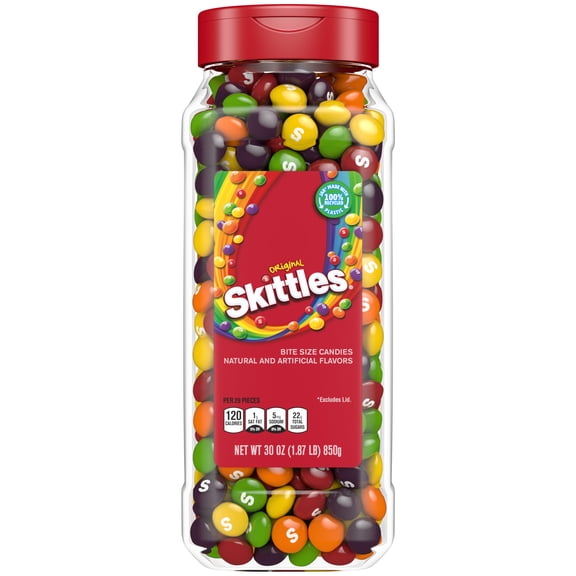 Skittles Original Chewy Candy Candy - 30 oz Bulk Jar
