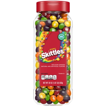 Skittles Original Chewy Candy Candy - 30 oz Bulk Jar