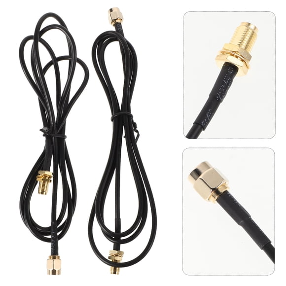 Hytrove 2Ud Cable De Extensión Sma Macho A Para Antena De Red Con Transmisión Estable Y Flexible