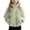 Light Green, variant on Ruyang Teens Girls Fleece Jacket Trendy Preppy Sherpa Fleece Jackets Pockets Mock Neck Zip Up Fall Winter Warm Fuzzy Coat