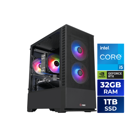 ABS Flux II Aqua Prebuilt Gaming PC - Windows 11 - Intel Core i7-14700F ...