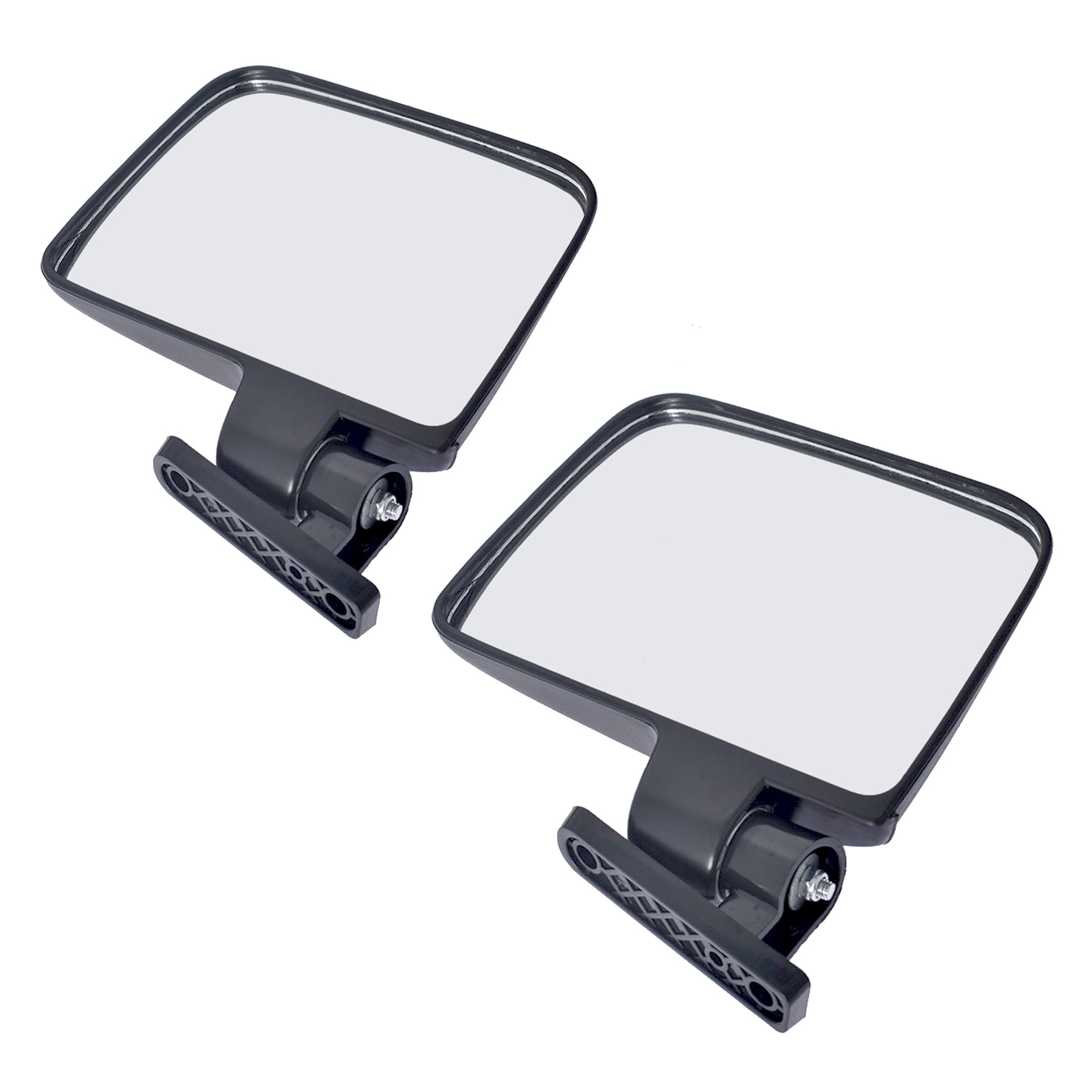 EPOTOOR Golf Cart Folding Side View Mirrors for Club Car EZGO Yamaha