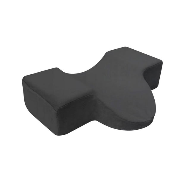 Almohada de extensión de pestañas en forma de U, almohada para salón de belleza, almohada para maquillaje en casa Negro