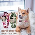 thumbnail image 4 of Two dog collar with pattern is suitable for small size and can be used for walking and training, 4 of 5