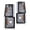 Smoky lens Chrome Housing Amber Reflector, variant on CROSSDESIGN Signal Side Marker Lamps Corner Light Fit for 1994-2000 Chevrolet C/K 1500 2500 3500/1995-1999 Chevy Tahoe