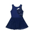 thumbnail image 3 of iiniim Big Girls Lyrical Dance Dress Shiny Sequins Cutout Keyhole Skirt Leotard Dancewear, 3 of 7