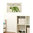 thumbnail image 2 of The Kids Room by Stupell I'm So Getting a Dinosaur Green Triceratops Stretched Canvas Wall Art, 16 x 1.5 x 20, 2 of 5
