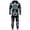 X3Black, variant on lnmuld Halloween Rainbow Neon Skeleton Hooded Zip Up Kids Onesie Casual Loungewear Long Sleeve One Piece Jumpsuit with Side Pockets 4-5 Years,Black