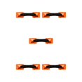 thumbnail image 2 of Justharion Sangle en Nylon PVC Poignée de Maintien pour Canoë Kayak Gonflable Orange 31x7CM 5Set, 2 of 6