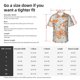 thumbnail image 5 of Fotbe Retro Floral Butterfly Camisa Hawaiana para Hombre Unisex – Camisa Casual de Verano con Botones de Manga Corta de Algodón y Lino,Medium, 5 of 7