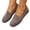 Gray, variant on Women's Orthopedic Leather Loafers Slip On Flats 2026 Casual Comfortable Walking Shoes with Barefoot Feel Anti-Slip Rubber Sole, PU Upper Pink 10 Wide