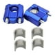 thumbnail image 5 of Elevadores de manillar genéricos para motocicleta, adaptador de manillar, fácil de instalar, ergonómico. Azul, 5 of 9