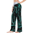 thumbnail image 2 of GZHJMY Women's Pajama Pants Grunge Geometric Pattern Comfy Stretch Sleepwear Womens Wide Leg Pants Casual Loose Yoga Sweatpants Comfy Lounge Pajama, X-Large, 2 of 7