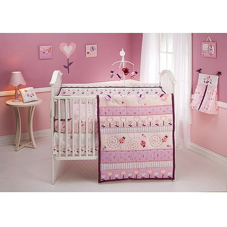 Little Bedding by NoJo - Chloe 10-Piece Nursery-in-a-Bag Set