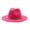 Hot Pink, variant on Hats Western Cowboy For Women Classic Roll Up Buckle Belt Women Retro Wide Brim Cowboy Hat