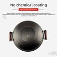 thumbnail image 2 of Lu Chuan Wok Pan - Double Ear Round Bottom Cast Iron Fry Pan with Diamond Non-Slip Base, Pre-Seasoned Traditional Chinese Iron Wok for Gas Stove Induction Cooktop, 2 of 5