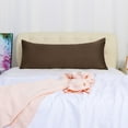 thumbnail image 2 of Unique Bargains Solid Print Woven Pillowcases, Body Pillow, Brown, 2 of 2