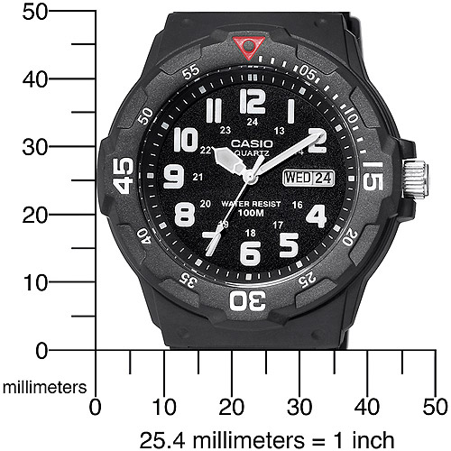 casio sport analog dive watch