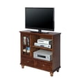 thumbnail image 3 of Convenience Concepts Meuble TV Tahoe Highboy en Noyer Foncé, 3 of 4