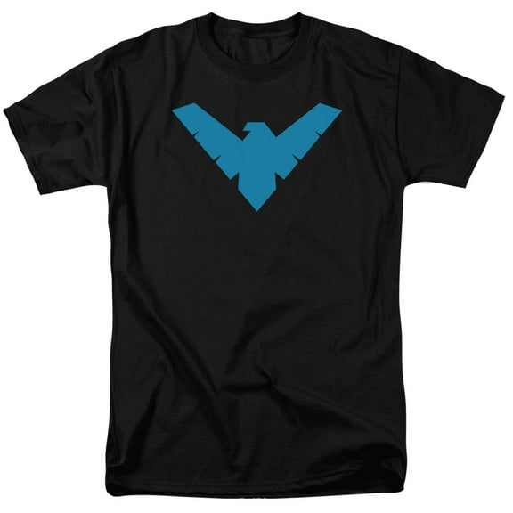 Batman Men's Nightwing Symbol T-shirt Small Black