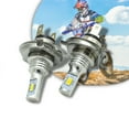 thumbnail image 4 of 2x H4 9003 HB2 6000K Super White CSP LED Headlight Bulb Kit High Low Beam Canbus, 4 of 5