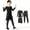 Green, variant on Boys Set Base Layer Athletic Compression Leggings Shirts Thermal Underwear Set Running Pants Tights Child Leisure Outfit,2-3 Years,Black