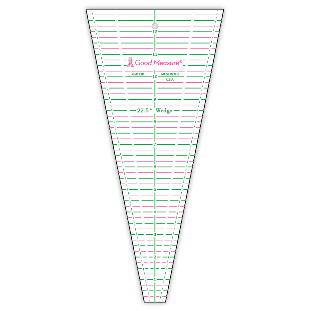good measure 225 degree wedge ruler walmartcom