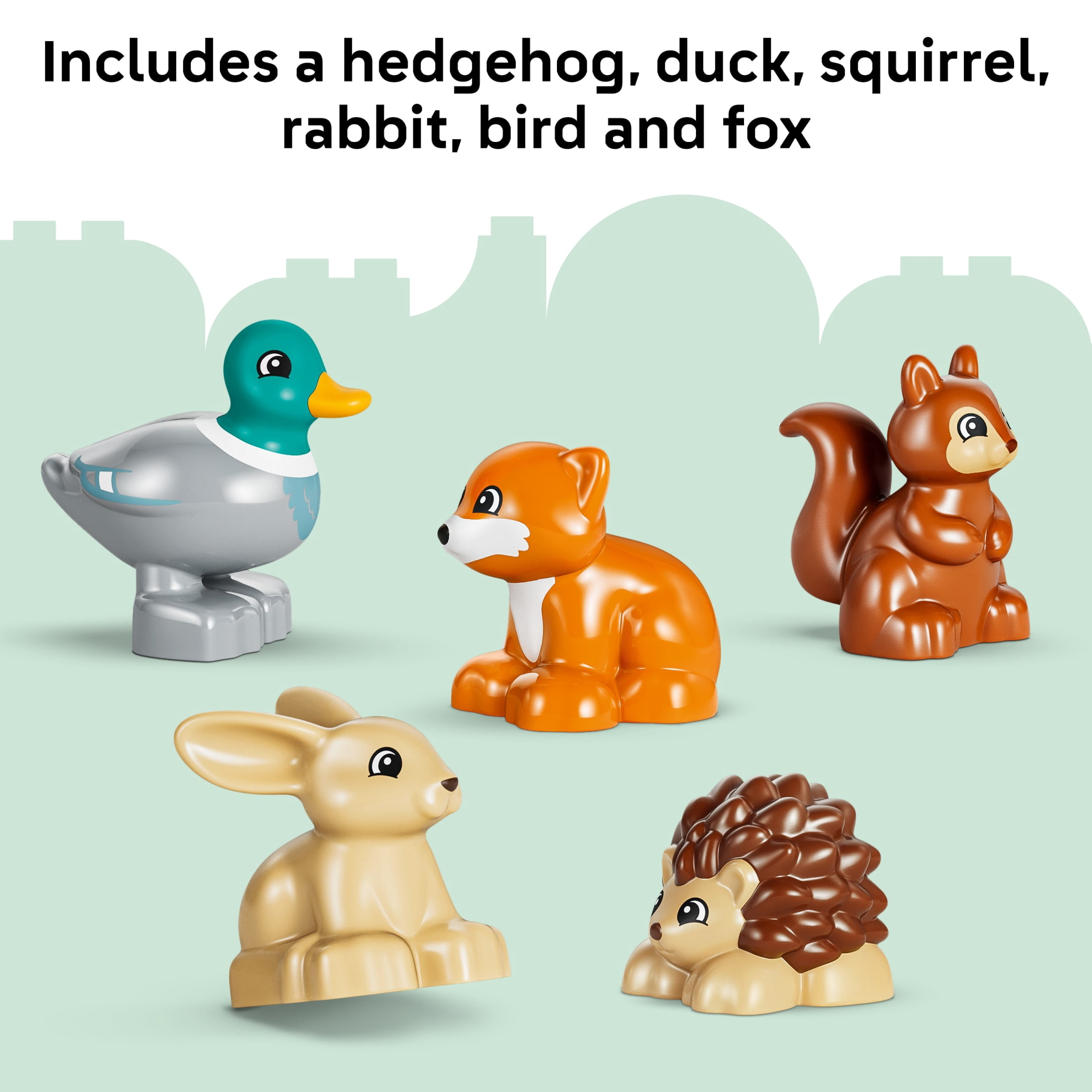 LEGO DUPLO Discovery Forest with Wild Animals - Educational Building Toy for Toddlers, Ages 3+ - Learning Toy for Boys & Girls - Gift for Birthdays - 10480