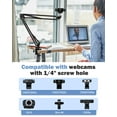 thumbnail image 2 of Soporte para cámara web, soporte de escritorio, brazo de tijera, brazo de suspensión Boseen, 2 of 7