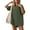 Green, variant on Tshirt Romper Casual Oversized Shirts Summer Hot Shot Tee Romper Jumpsuits Overalls One Piece Outfit
