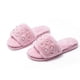 thumbnail image 1 of Pantuflas peludas para mujer, pantuflas acogedoras de felpa, zapatos de casa suaves y cálidos, zapatillas informales con perlas sólidas Wmkox8yii  hj789, 1 of 4