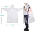 thumbnail image 2 of Rain Poncho With Hood, Poncho Raincoats Waterproof Unisex, Economy Set Disposable Emergenc, 2 of 5