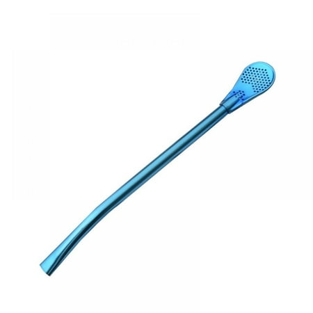 

304 Stainless Steel Straw Spoon Coffee Stirring Spoon Drink Spoon Topwoner Slag Juice Tea Horse Tea Spoon