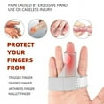 thumbnail image 6 of Professional Trigger Finger Splint Ring Pinky Trigger Finger Splints for Arthritis Pain Tendon Injury Broken Mallet Finger Supports for Dislocated Knuckle Immobilizer, 6 of 8
