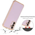 thumbnail image 2 of for Samsung Galaxy A14 5G Case Luxury Plating Case Cover Slim Lightweight Glossy Bling Phone Case Soft TPU Shockproof Bumper Case Electroplated Case,Purple, 2 of 10