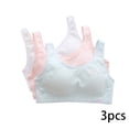 thumbnail image 2 of LYMAYTER Girls Seamless Bra kids Wide Strap Design Lightweight Wirefree Support Everyday for Bra 11-16Y, 2 of 8