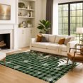 thumbnail image 7 of Addison Rugs Mayfield Premium Machine Washable Transitional Holiday Green Rectangle Rug, 2'6" x 3'10", 7 of 7