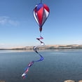 thumbnail image 3 of In The Breeze 1013 — Patriot Hot Air Balloon — Vibrant Red, White & Blue Wind Spinner — Patriotic Outdoor Decoration, 3 of 3