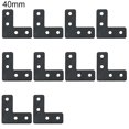 thumbnail image 1 of LEEYNEER 10 Pcs Supports d'Angle Étanches Haute Résistance Multifonctions en Forme de T/L pour Placard Fenêtres d'Armoire, 1 of 8